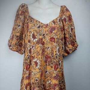 Knox Rose orange maxi dress size M